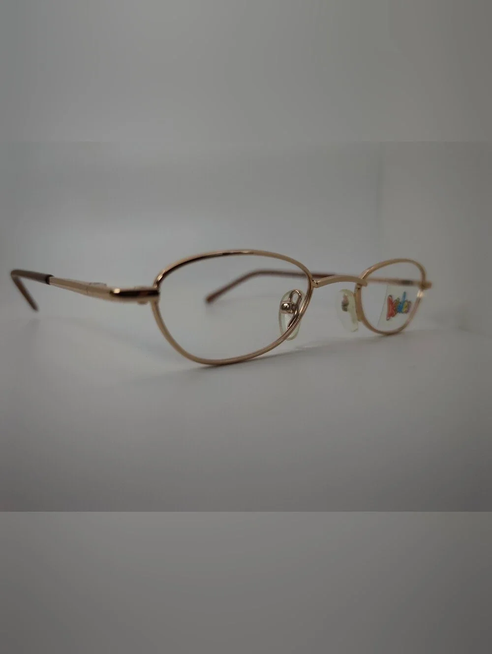 Minnow. 41-18.B=23. 125. Kids' Oval Glasses Frame. Spring Hinge.